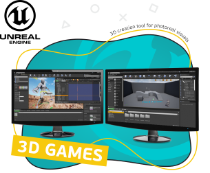 Unreal Engine 4. Игровой движок - Школа программирования для детей, компьютерные курсы для школьников, начинающих и подростков - KIBERone г. Санкт-Петербург
